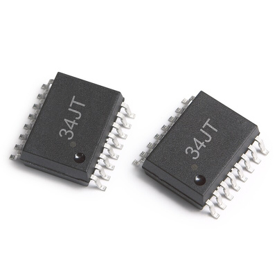 Broadcom, ACPL-34JT-500E IGBT Gate Drive Output Optocoupler, Surface Mount, 16-Pin SO