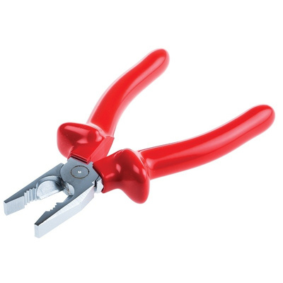 Knipex VDE Insulated Tool Steel Combination Pliers Combination Pliers, 200 mm Overall Length
