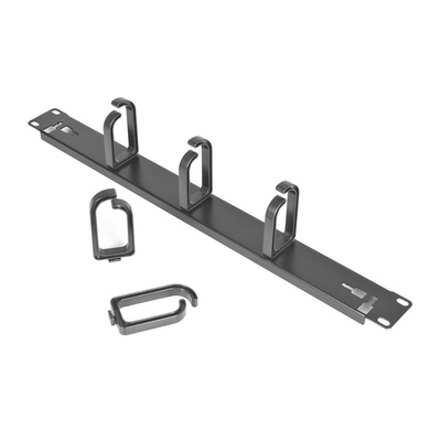 StarTech.com Steel Cable Management Panel for Use with Server Racks and Cabinets, Wiring Closets, Network Distribution
