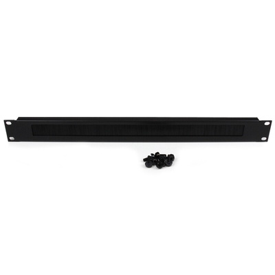 StarTech.com Steel Cable Management Panel for Use with Server Racks and Cabinets, Wiring Closets, Network Distribution