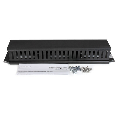 StarTech.com Steel Cable Duct for Use with Server Racks and Cabinets, Wiring Closets, Network Distribution Cabling, 482