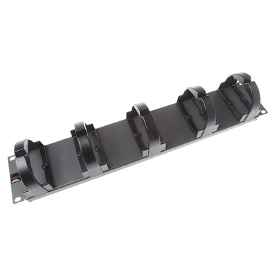 RS PRO Steel, Thermoplastic Cable Management Panel for Use with 19-Inch Rack