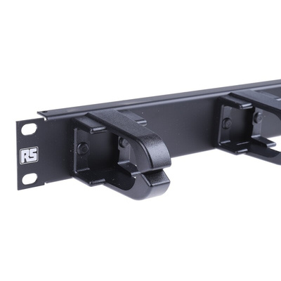 RS PRO Cable Management Panel for Use with 19-Inch Rack, 4 Rings