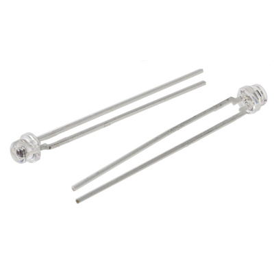 SFH 3310 ams OSRAM, 150 ° Full Spectrum Phototransistor, Through Hole 2-Pin 3mm (T-1) package