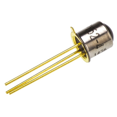 BPY 62-3/4 ams OSRAM, 16 ° IR + Visible Light Phototransistor, Through Hole 3-Pin TO-18 package