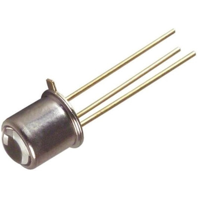 BPX 43-5 ams OSRAM, 30 ° IR + Visible Light Phototransistor, Through Hole 3-Pin TO-18 package