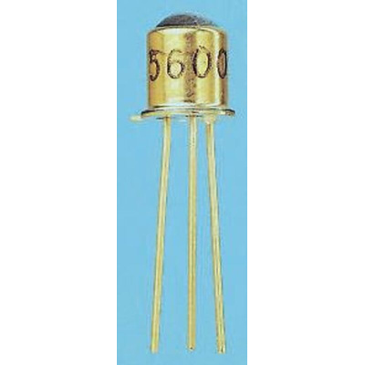 BPY 62-4 ams OSRAM, 16 ° IR + Visible Light Phototransistor, Through Hole 3-Pin TO-18 package