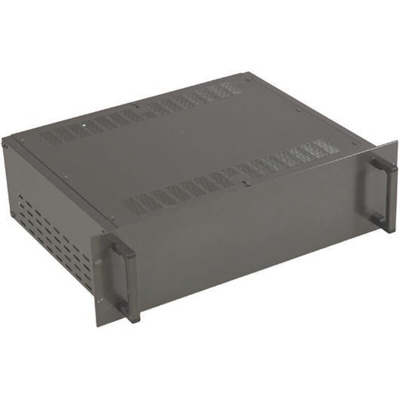 RS PRO, 2U, 19-Inch Rack Mount Case, Ventilated, 482.6 x 88.1 x 335mm