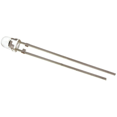 TEPT4400 Vishay, 60 ° Visible Light Phototransistor, Through Hole 2-Pin 3mm (T-1) package