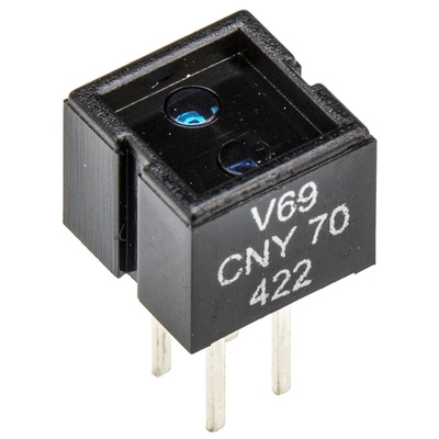 CNY70 Vishay, Through Hole Reflective Optical Sensor, Phototransistor Output