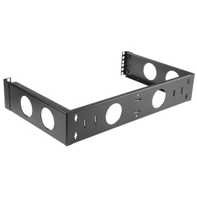 RS PRO Black 2U 19-Inch Wall Cabinet , 114 x 502 x 300mm