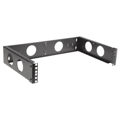 RS PRO Black 2U 19-Inch Wall Cabinet , 114 x 502 x 300mm