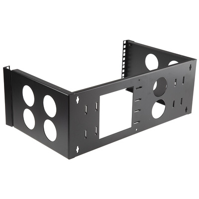 RS PRO Black 4U 19-Inch Wall Cabinet , 292.70 x 500 x 300mm