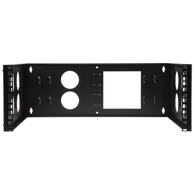 RS PRO Black 4U 19-Inch Wall Cabinet , 292.70 x 500 x 300mm