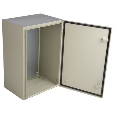 RS PRO Steel Wall Box, IP66, 600 mm x 400 mm x 300mm