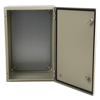 RS PRO Steel Wall Box, IP66, 600 mm x 400 mm x 300mm