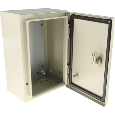 RS PRO Steel Wall Box, IP66, 300 mm x 200 mm x 150mm