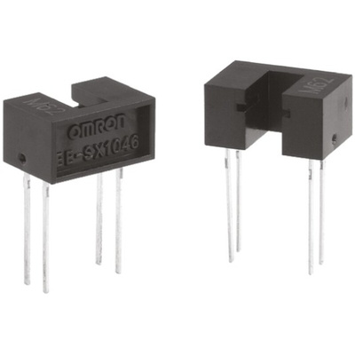 EE-SX1046 Omron, Through Hole Slotted Optical Switch, Phototransistor Output