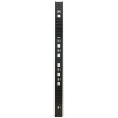 RS PRO Steel Cable Organiser for Use with 42U Rack Unit, 120 mm x 13 mm x 42 Uin