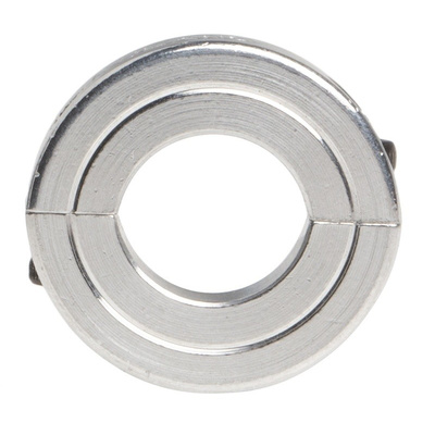 Ruland Shaft Collar Two Piece Clamp Screw, Bore 10mm, OD 20mm, W 5.5mm, Aluminium
