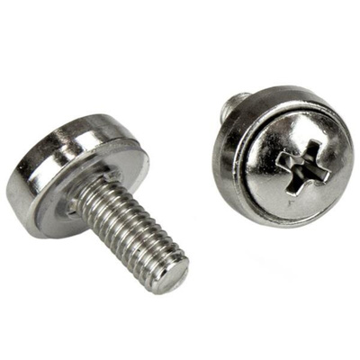 StarTech.com Screws and Cage Nuts for Use with Server Racks and Cabinets, M5 Thread, 100 Piece(s)