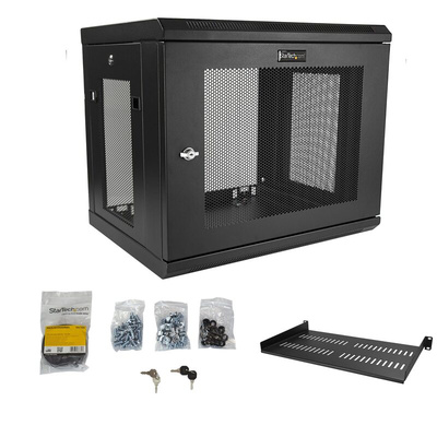 StarTech.com 9U-Rack Server Cabinet, Small Cabinet, 600 x 511 x 450mm