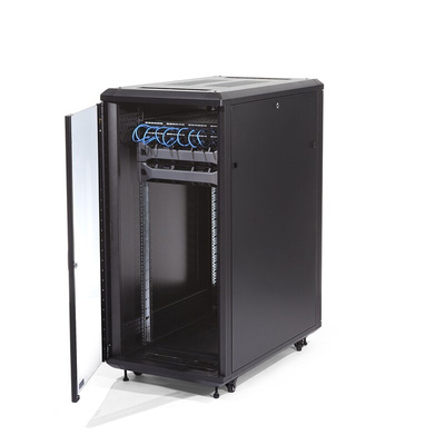 StarTech.com 25U-Rack Server Cabinet, Medium Cabinet, 1000 x 600 x 1200mm