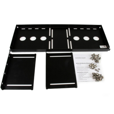 StarTech.com VESA LCD Series Monitor Mounting Bracket for Use with 19 in Racks and Cabinets, M4, M5 Thread, 113 x 483 x