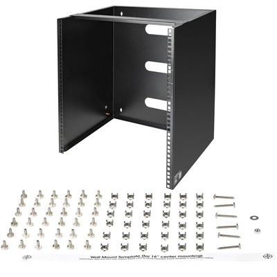 StarTech.com Black 12U Steel Server Rack , with 2-Post Frame