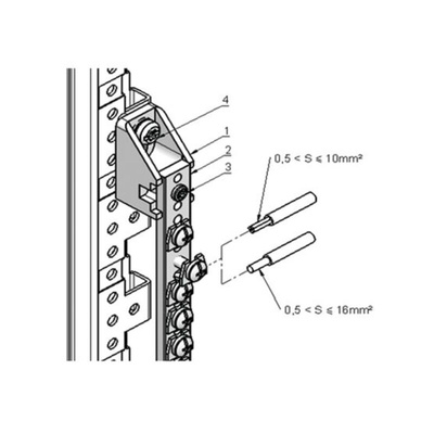 nVent SCHROFF Busbar, 1680mm