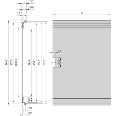 nVent SCHROFF Plug-in Unit