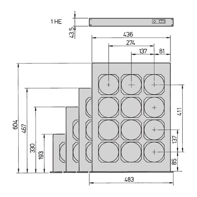 nVent SCHROFF Fan Unit Housing