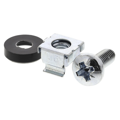 METCASE Combimet Series Mounting Kit for Use with Unicase Enclosures, M6 Thread, 4 Piece(s)