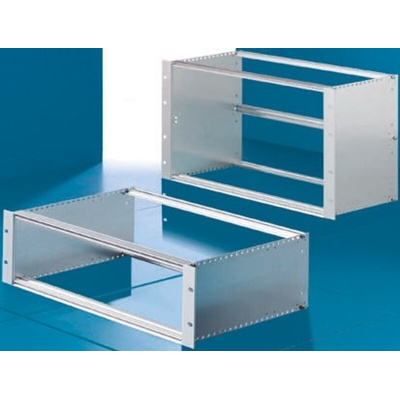 Rittal Ripac ECO Series 3U Aluminium, Steel, Zinc Rack Mount Chassis, 84HP, 175mm Depth