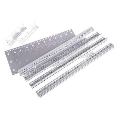 nVent SCHROFF EuropacPRO Series 3U Aluminium, Stainless Steel Rack Mount Chassis, 84HP, 355mm Depth