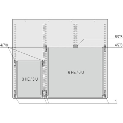 nVent SCHROFF MultipacPRO Series 2U Rack Mount Chassis