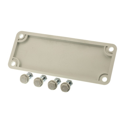 Fibox Polycarbonate Gland Plate for Use with EK Enclosure, 217 x 85 x 85mm