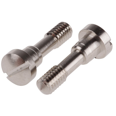 RS PRO Slotted Screw for use with KM6 Panel M2.5 x , 100 Pack
