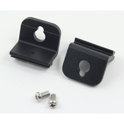 RS PRO Die Cast Aluminium Wall Bracket for Use with Extruded Aluminium Enclosures, 25 x 3 x 18mm