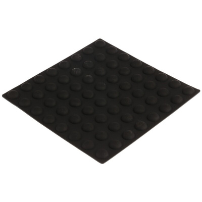 RS PRO Rubber Feet for Use with Extruded Aluminium Enclosures, 12 x 5mm