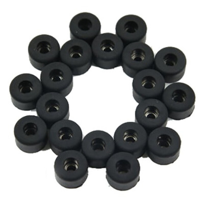 RS PRO Rubber Feet for Use with Extruded Aluminium Enclosures, 16 x 10mm