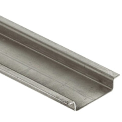 Legrand Steel Unperforated DIN Rail, Top Hat Compatible, 2m x 35mm x 7.5mm
