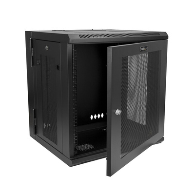 StarTech.com Black 12U Server Rack , 610 x 640 x 550mm