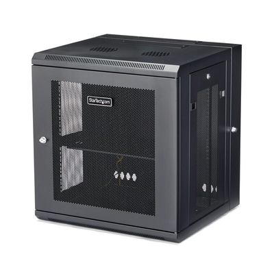 StarTech.com Black 12U Server Rack , 610 x 640 x 550mm