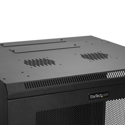 StarTech.com Black 12U Server Rack , 610 x 640 x 550mm