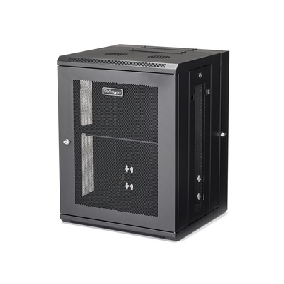 StarTech.com Black 15U Server Rack , 610 x 772 x 553mm
