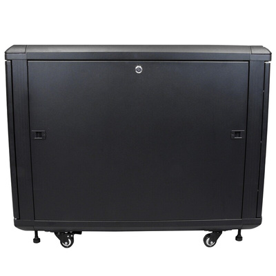 StarTech.com Black 12U Server Rack , 603 x 663 x 900mm