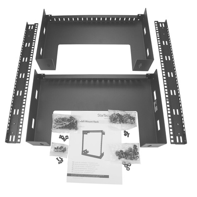 StarTech.com RK12WALL Series Black 12U Steel Server Rack , with 2-Post Frame