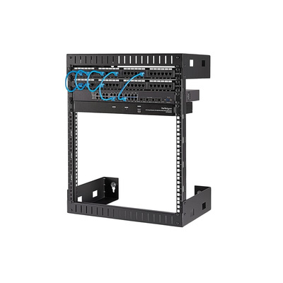 StarTech.com RK12WALL Series Black 12U Steel Server Rack , with 2-Post Frame