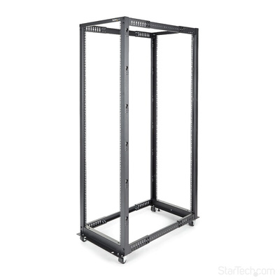 StarTech.com Black 42U Steel Server Rack , with 4-Post Frame